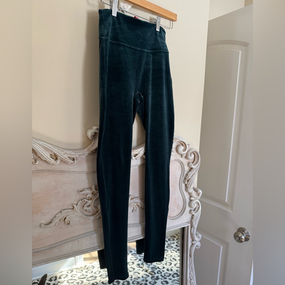 SPANX girls large Velvet Leggings